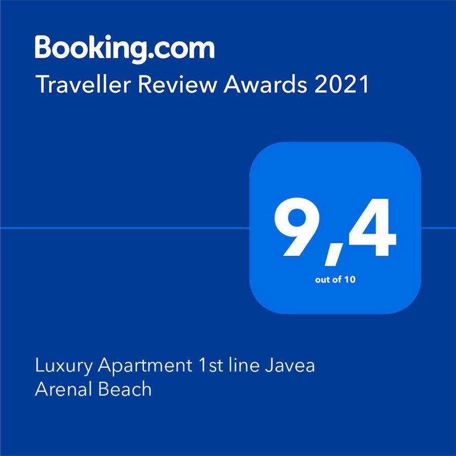 Luxury Apartment 1St Line Javea Arenal Beach 외부 사진